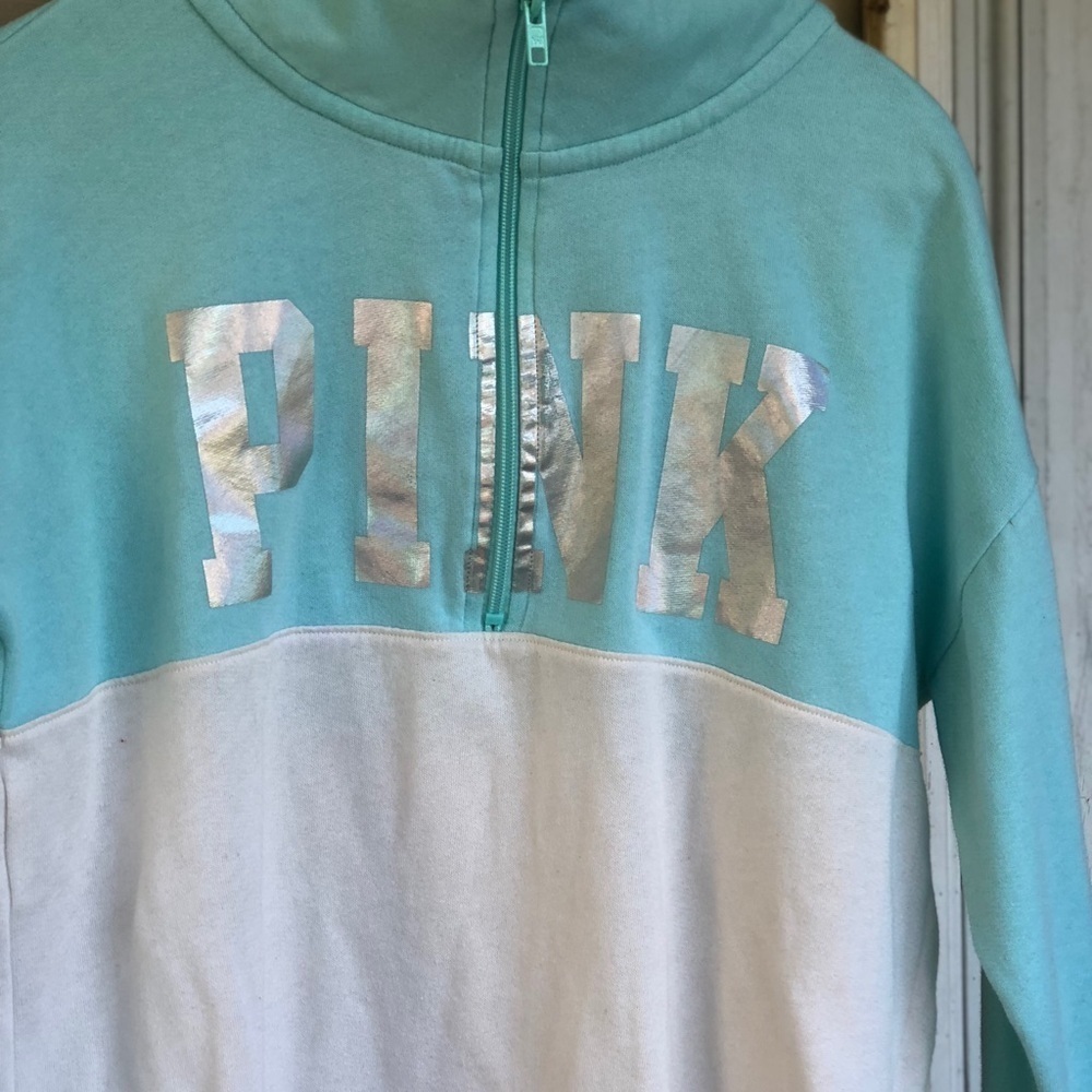 Pink Victoria secrect zip up sweater